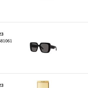 Dior wildior Black Square Sunglasses